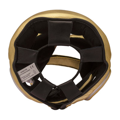 adidas Adistar Pro Leather Head Guard – Metallic Gold Black