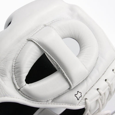 Adidas Adistar Pro Leather Head Guard – White
