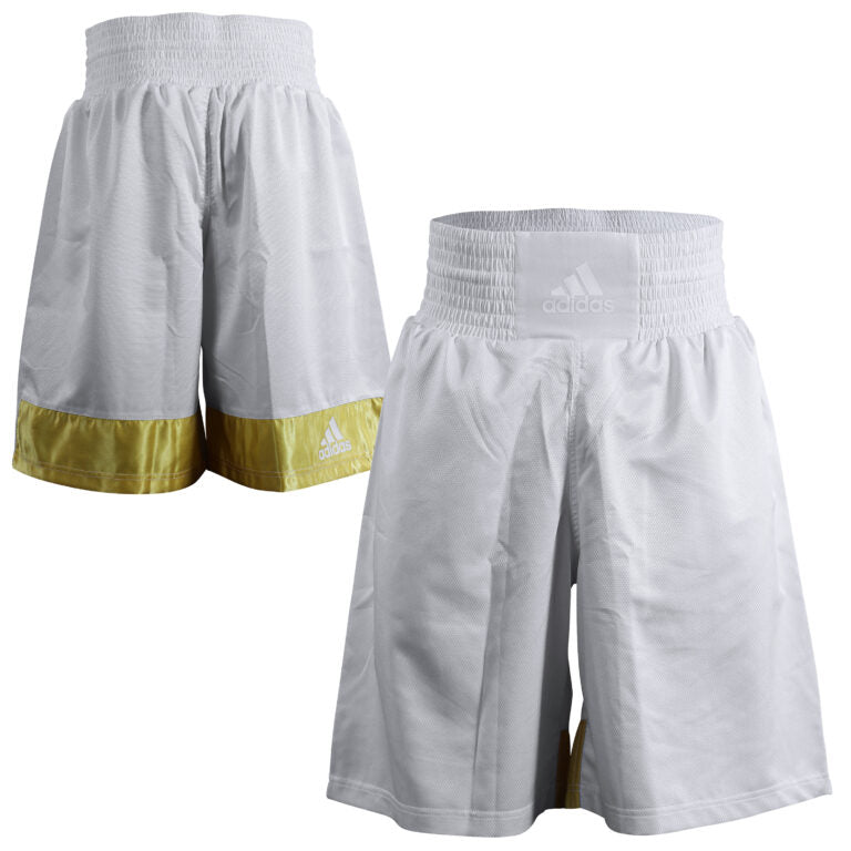 Adidas Pro Boxing Short – White Gold